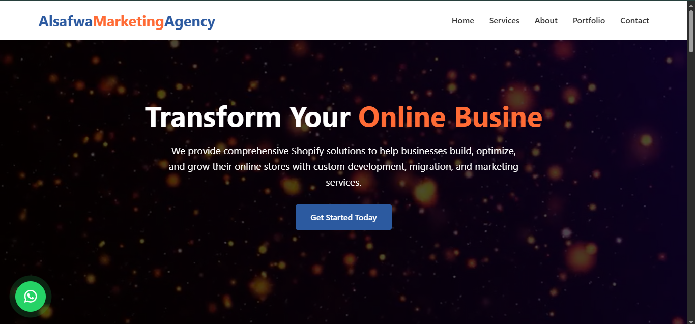 Custom web development services portfolio project