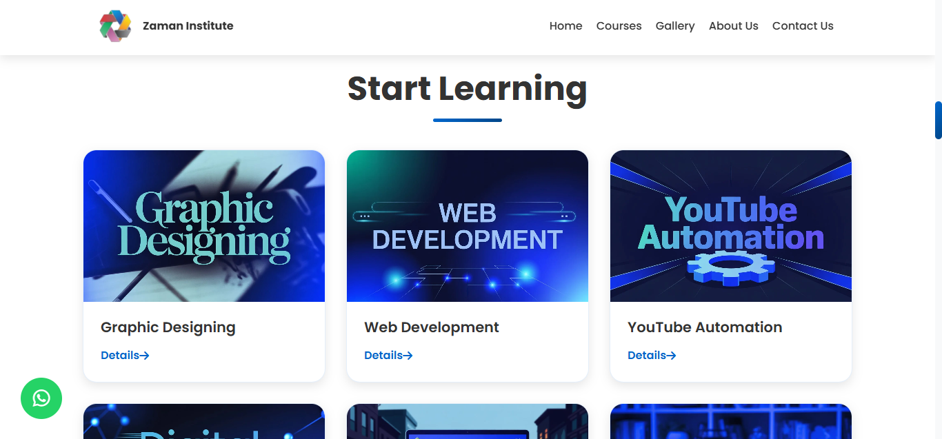 Custom web development services portfolio project